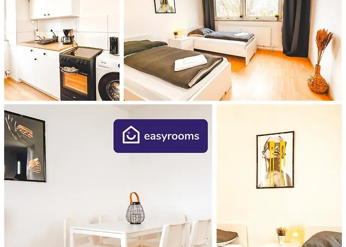 Monteurwohnung Mit Balkon Und Wohnzimmer