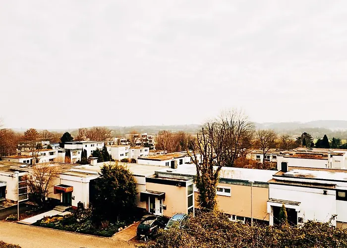 Monteurwohnung Mit Balkon Und Wohnzimmer
